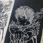 Yuta and Logo Embroidery Design stitched by a customer