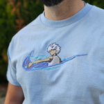 Zoldyck Killua Swoosh Embroidery Design stitched by a customer