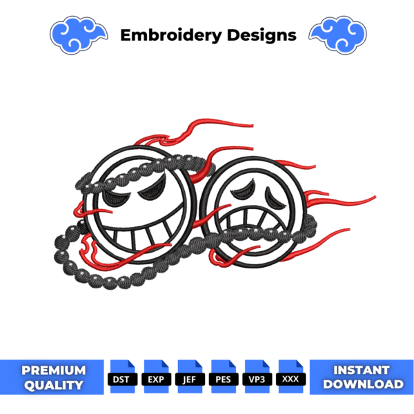 Ace Logo Embroidery Design