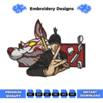 Aki Embroidery Design