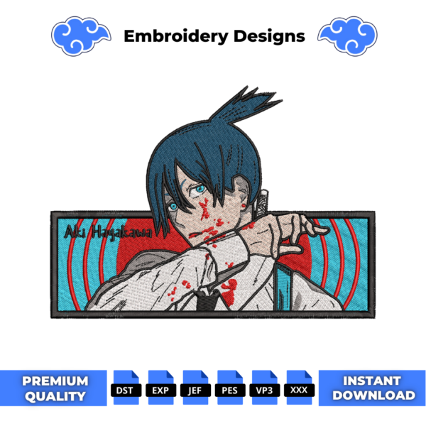 Aki Hayakawa Embroidery Design