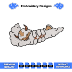 Appa Swoosh Embroidery Design
