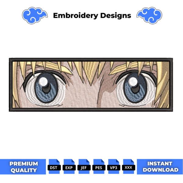 Armin Eyes Embroidery Design