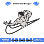 Arnold Schwarzenegger Embroidery Design