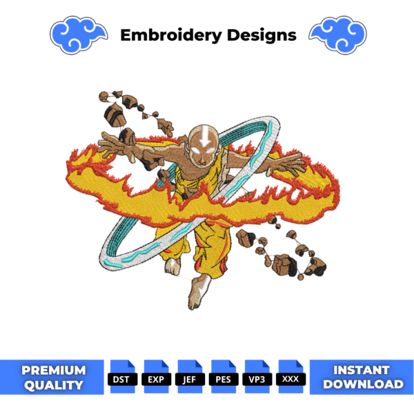 Avatar Embroidery Design