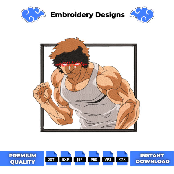 Baki Box Embroidery Design