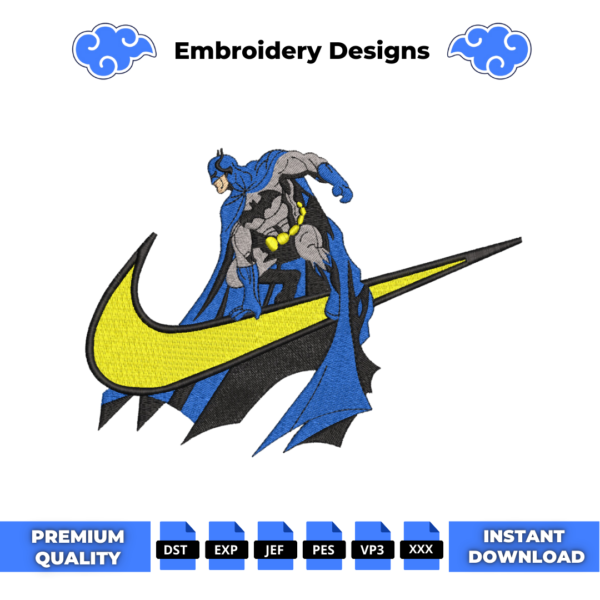 Batman Embroidery Design
