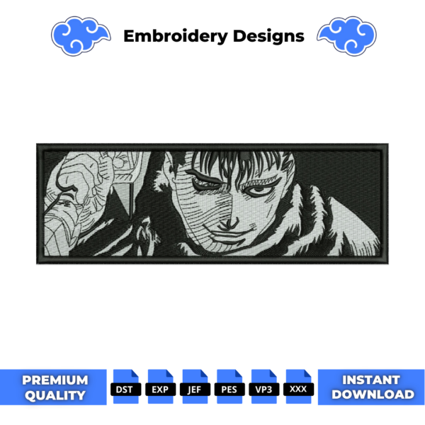 Berserk Boxed 2 Embroidery Design