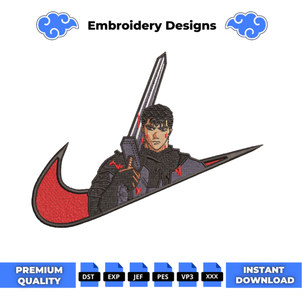 Berserk Embroidery Design