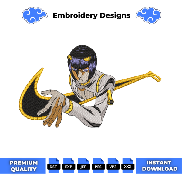 Bruno Bucciarati Embroidery Design