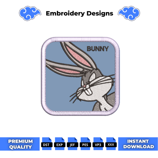Bugs Bunny Cap Embroidery Design
