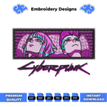 Cyberpunk Boxed Embroidery Design