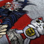 Dandadan Embroidery Design stitched by a customer