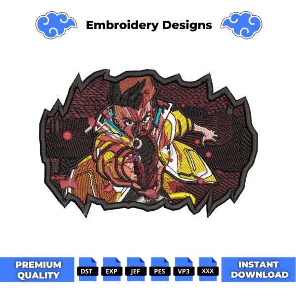 David Martinez Embroidery Design