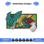 Deku Mask Embroidery Design