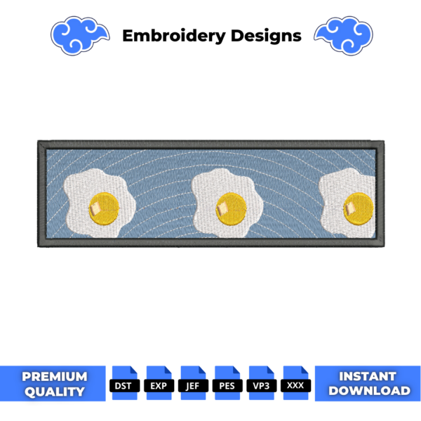 Egg Boxed Embroidery Design