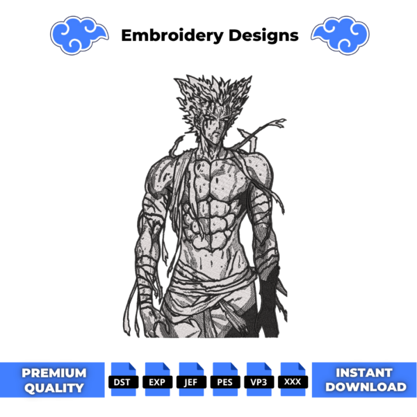 Garou Embroidery Design