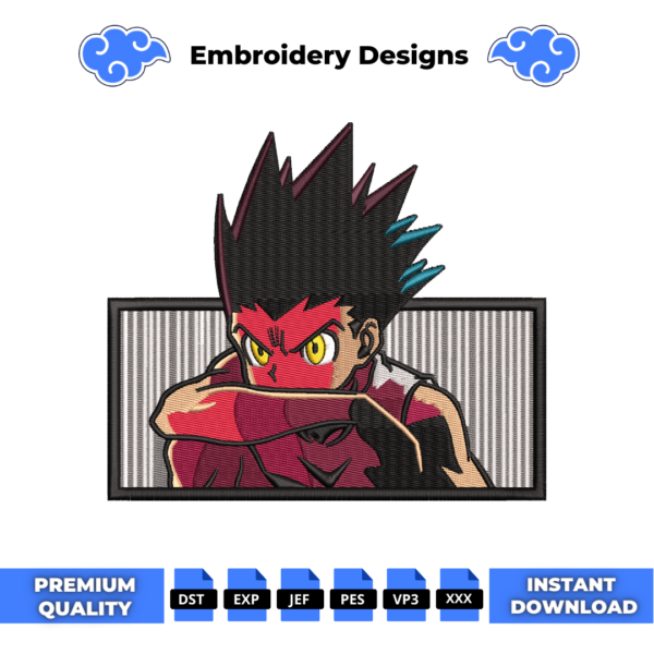 Gon Embroidery Design