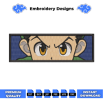Gon Eyes Embroidery Design