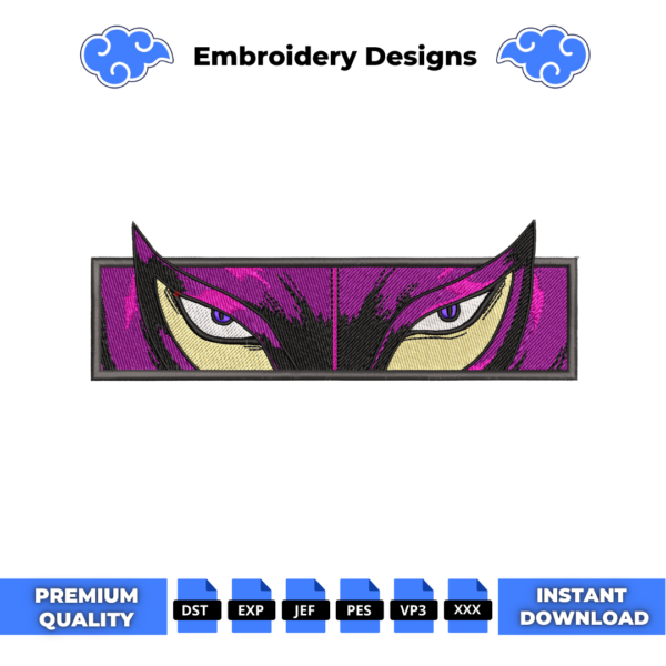 Griffith Eyes Boxed Embroidery Design