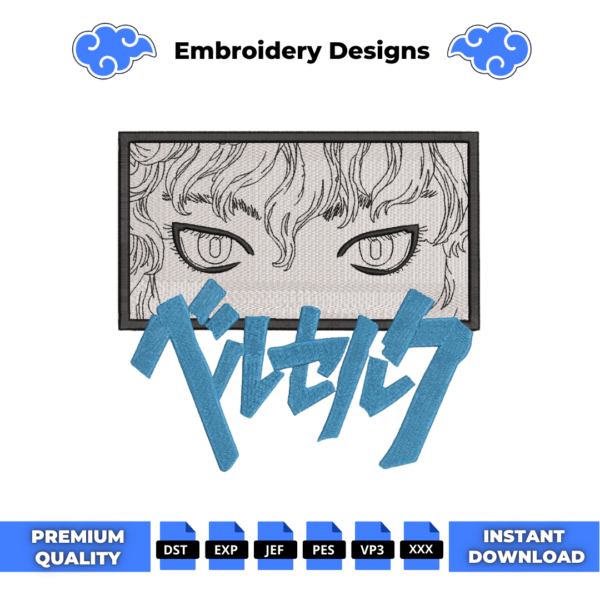Griffith Eyes Embroidery Design