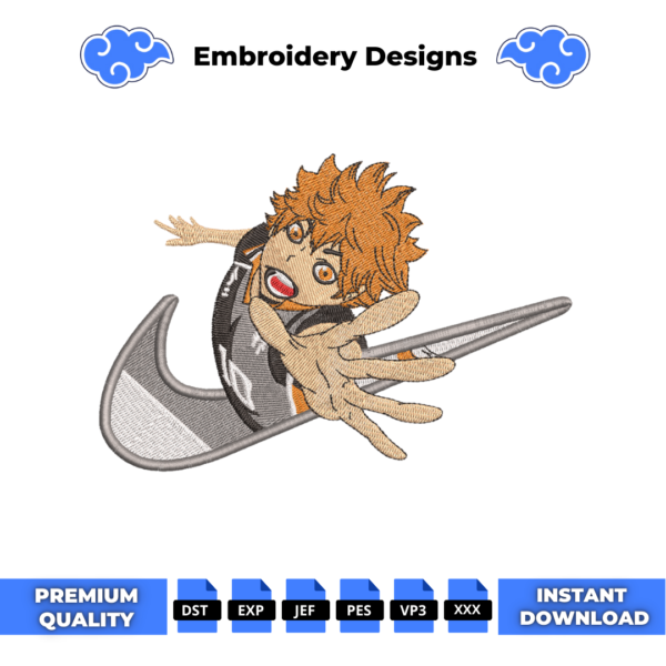 Haikyu Embroidery Design