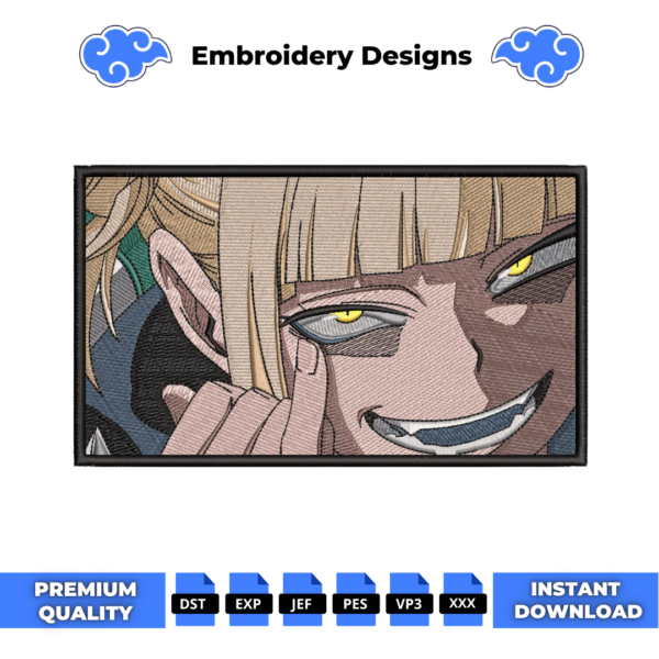 Himiko Toga Boxed Embroidery Design