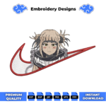 Himiko Toga Embroidery Design