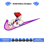 Hisoka Swoosh Anime Embroidery Design
