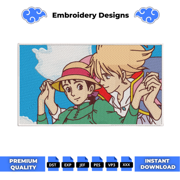 Howl s Moving Castle Boxed Embroidery Design