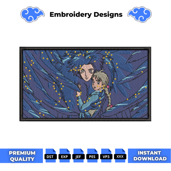 Howl s Moving Castle Embroidery Design