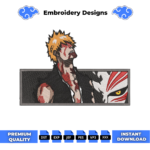 Ichigo Boxed Embroidery Design
