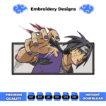 Itachi Naruto Embroidery Design