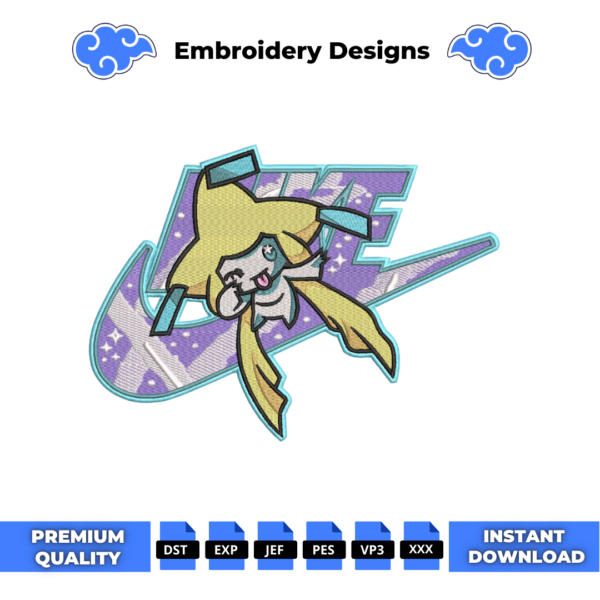 Jirachi Embroidery Design
