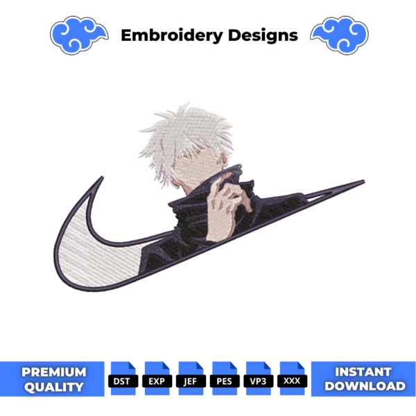 Jujutsu Kaisen Embroidery Design