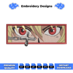 Kurapika Eyes Embroidery Design