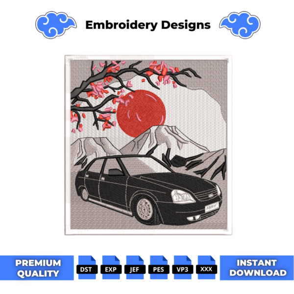 Lada Sakura Embroidery Design