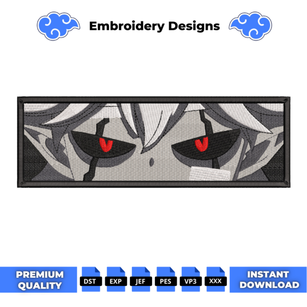 Liebe Eyes Embroidery Design