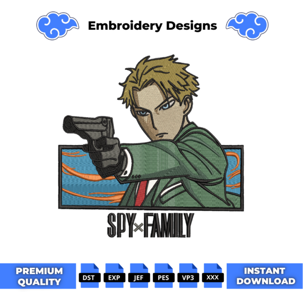 Loid Forger Embroidery Design