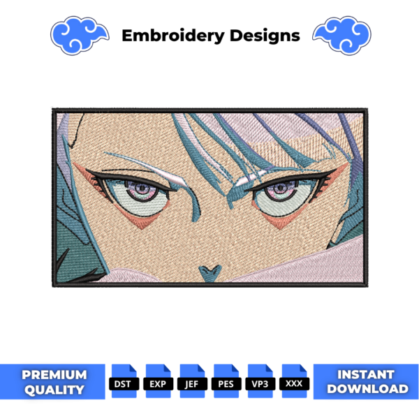 Lucyna Kushinada Eyes Embroidery Design
