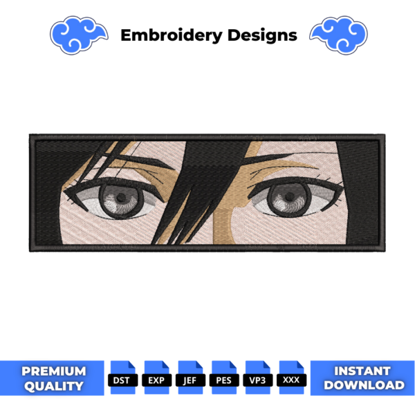 Mikasa Eyes Embroidery Design