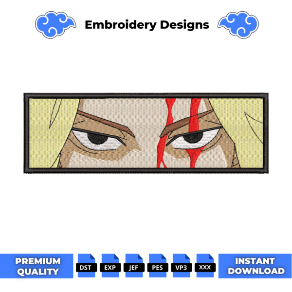 Mikey Eyes Embroidery Design