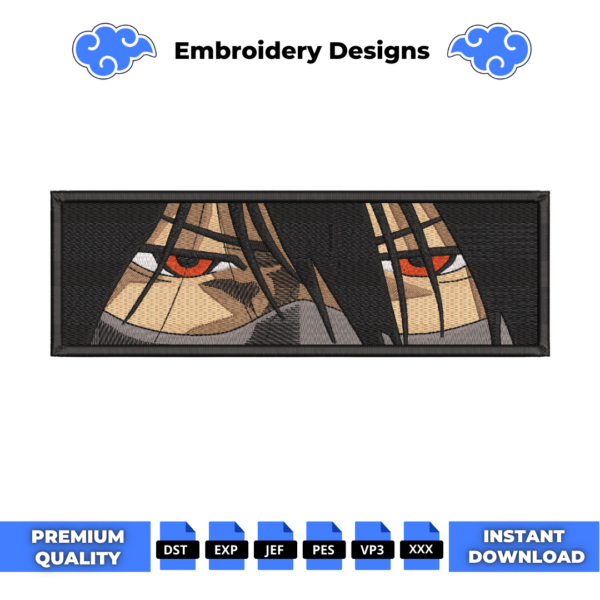 Mugetsu Eyes Embroidery Design