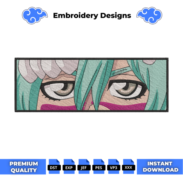 Nelliel Eyes Embroidery Design