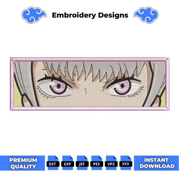 Noelle Eyes Embroidery Design