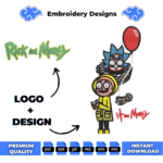 Rick Pennywise and Logo Embroidery Design