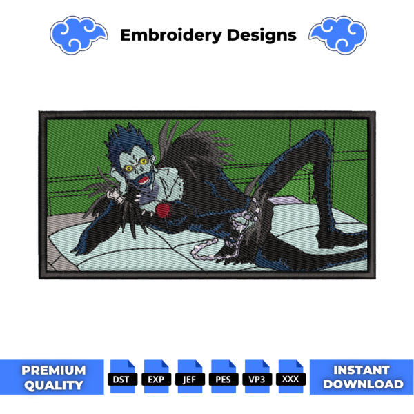 Ryuk Boxed Embroidery Design