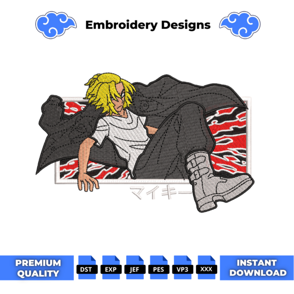 Sano Manjiro Boxed Embroidery Design