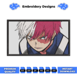 Shoto Todoroki Boxed Embroidery Design