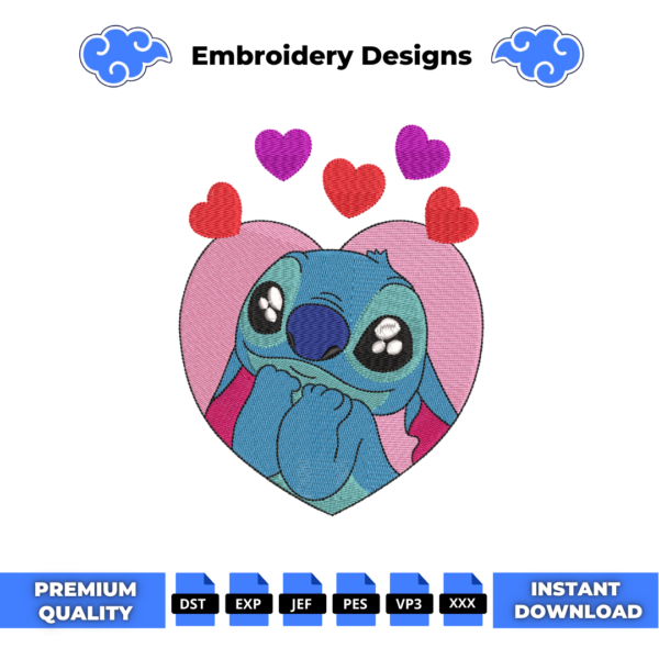 Stitch Love Embroidery Design